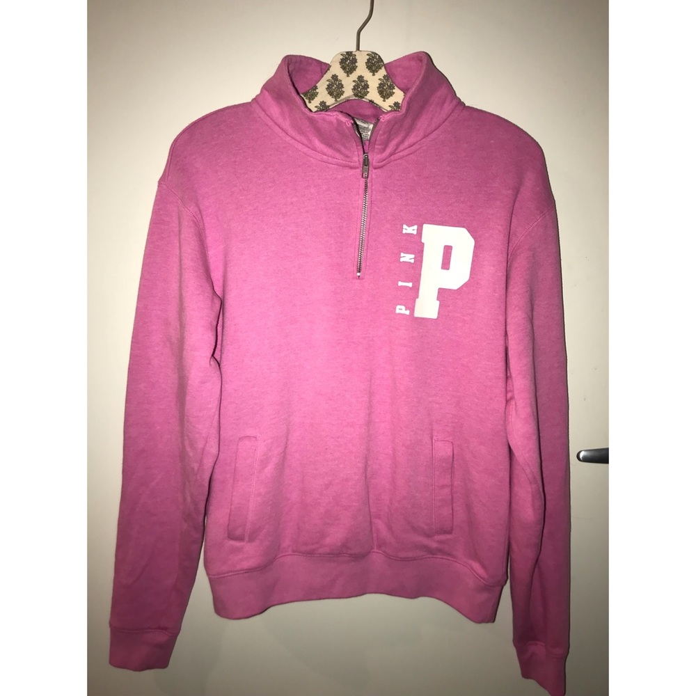 Quarter zip Pink sweatshirt